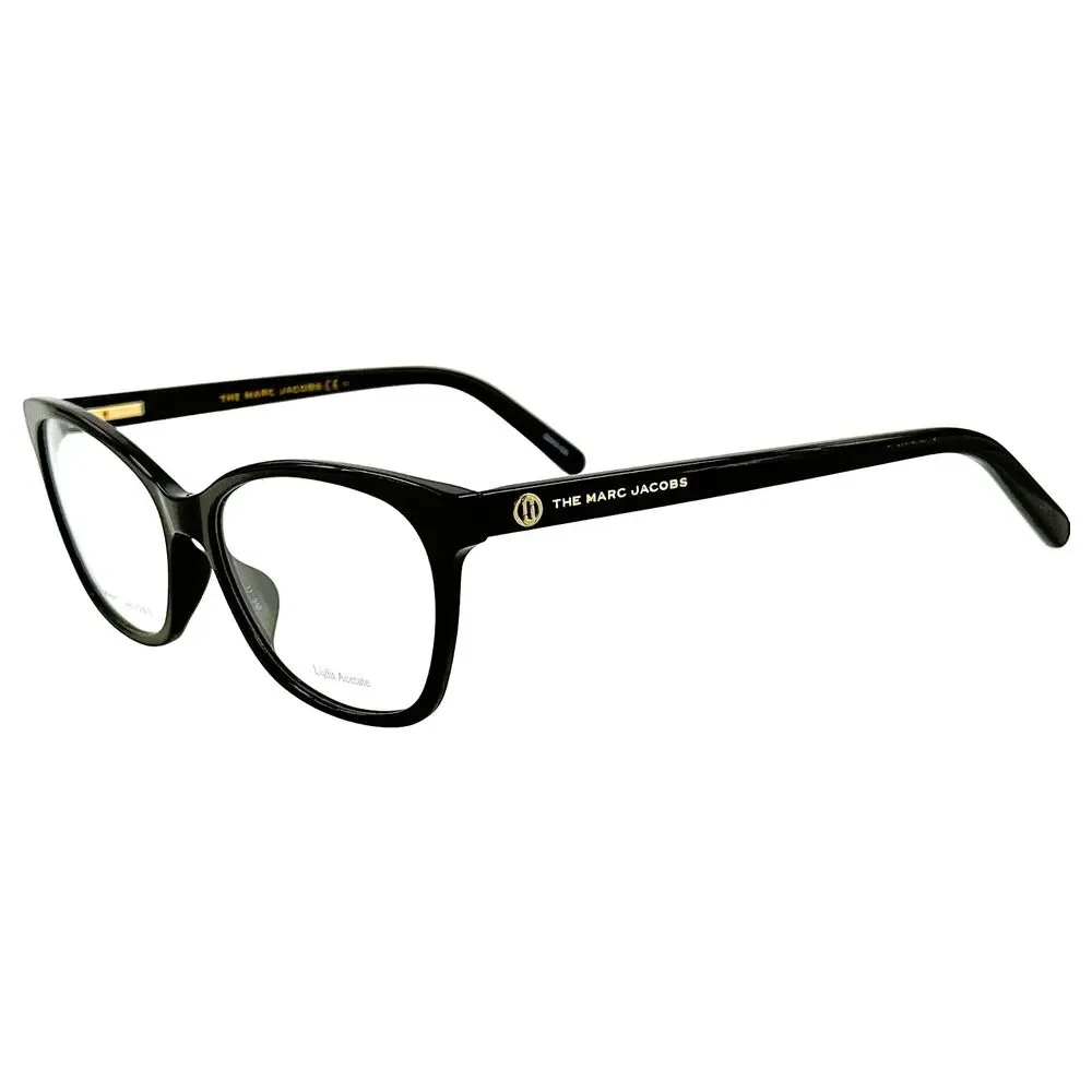 Marc Jacobs Marc 539  Womens Plastic Eyeglass Frame 807 Black 53-16 Spring Hinge